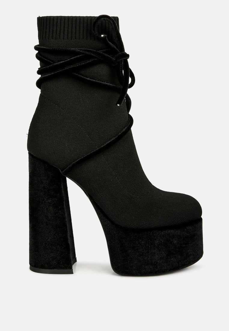 after pay high heel velvet knitted boot by ruw#color_black