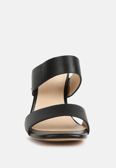 alodia Slim block heel sandals#color_black