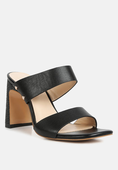 alodia Slim block heel sandals#color_black