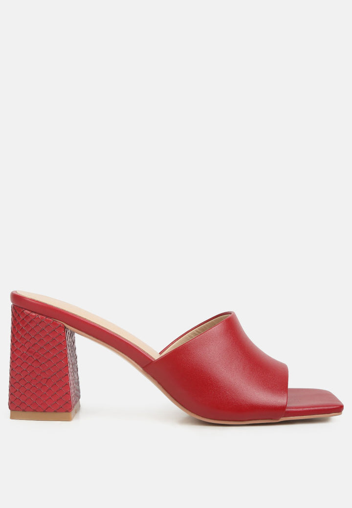 audriana textured block heel sandals#color_red