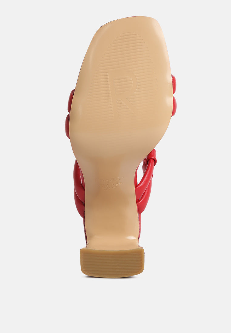 avianna slim block heel sandal by ruw#color_red