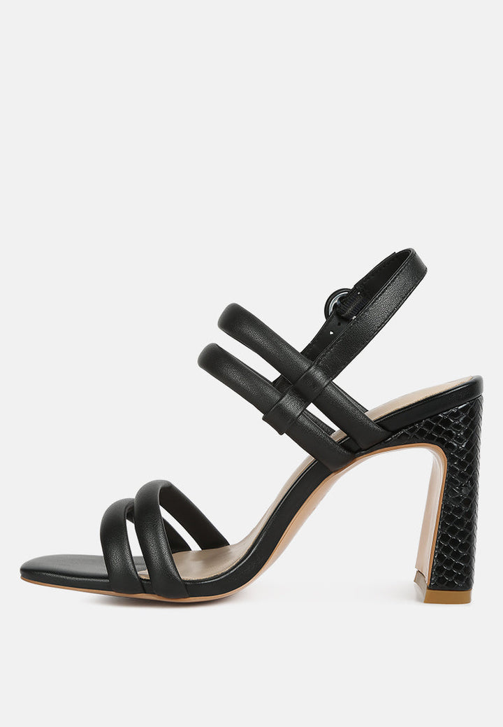 avianna slim block heel sandal by ruw#color_black