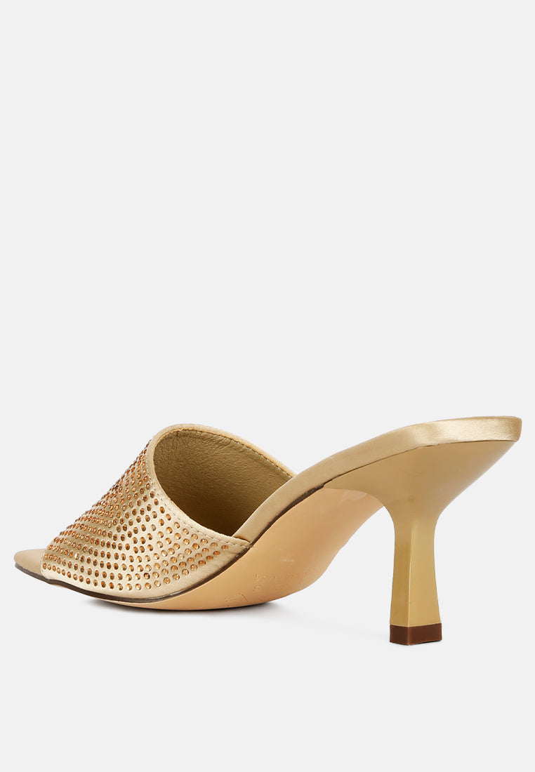 beatrice heat set mid heel sandals by ruw#color_gold
