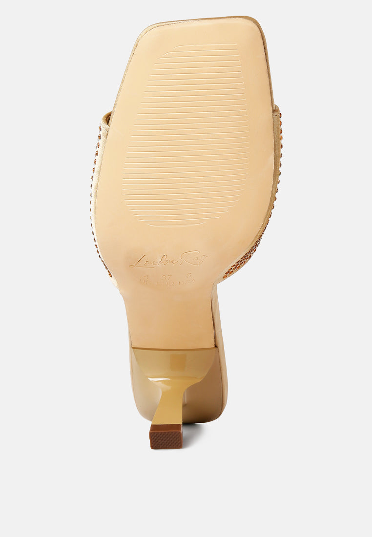 beatrice heat set mid heel sandals by ruw#color_gold