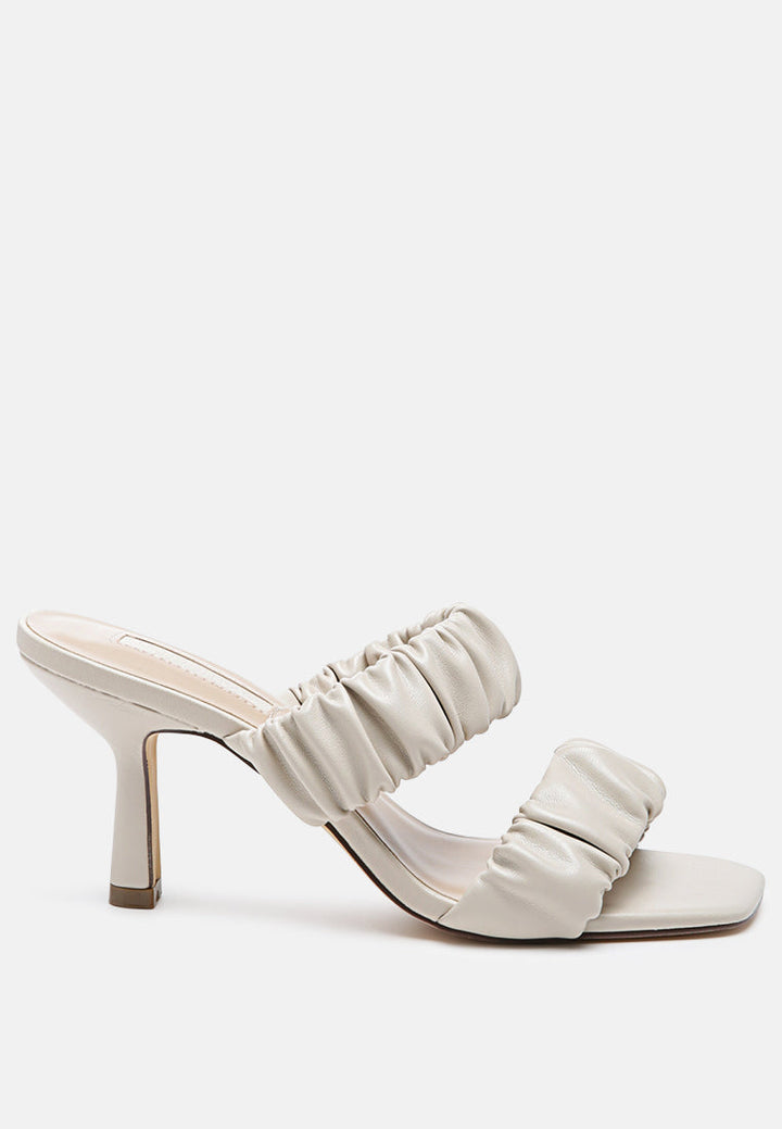 lady lynn gather around slip-on heeled sandals by ruw#color_off-white