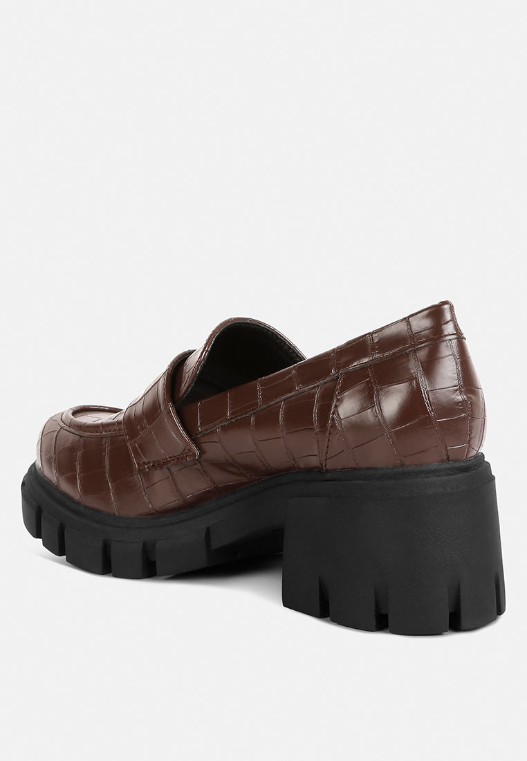 benz platform loafer by ruw#color_brown