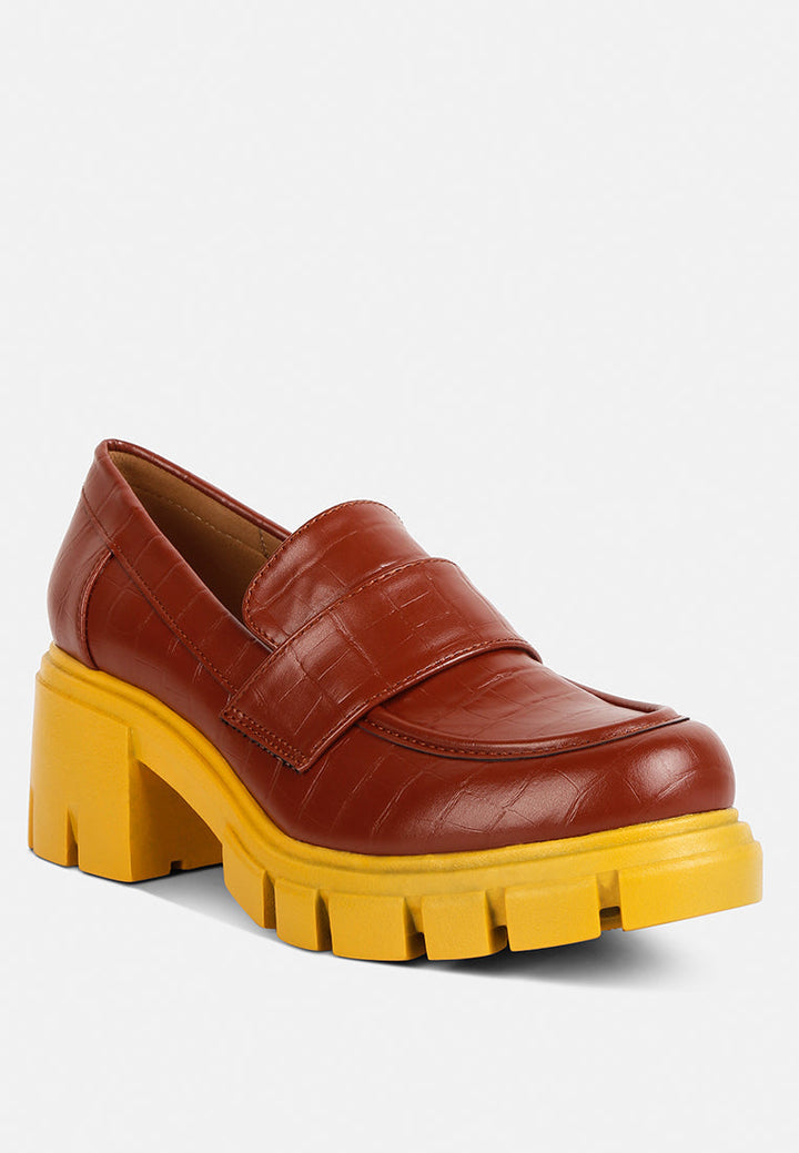 benz platform loafer by ruw#color_tan