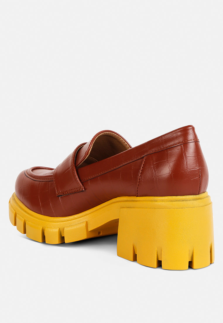 benz platform loafer by ruw#color_tan