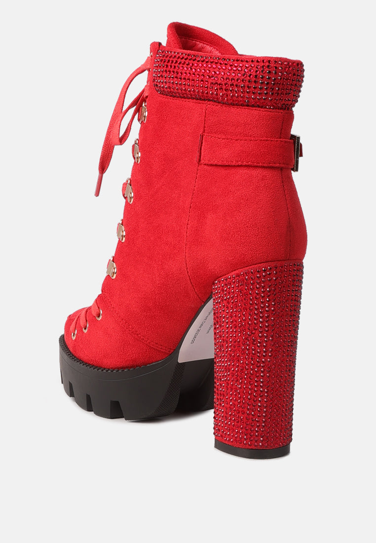 birch block heeled ankle boots by ruw#color_red
