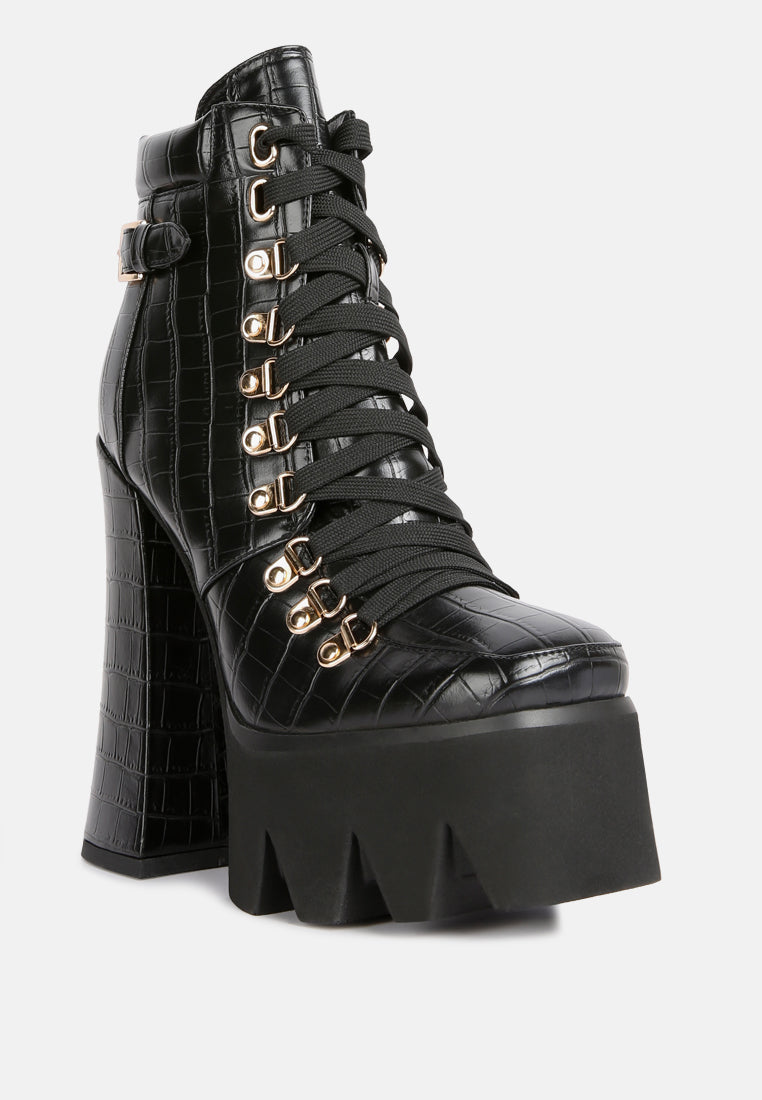 boogie high platform lace up boots by ruw#color_black