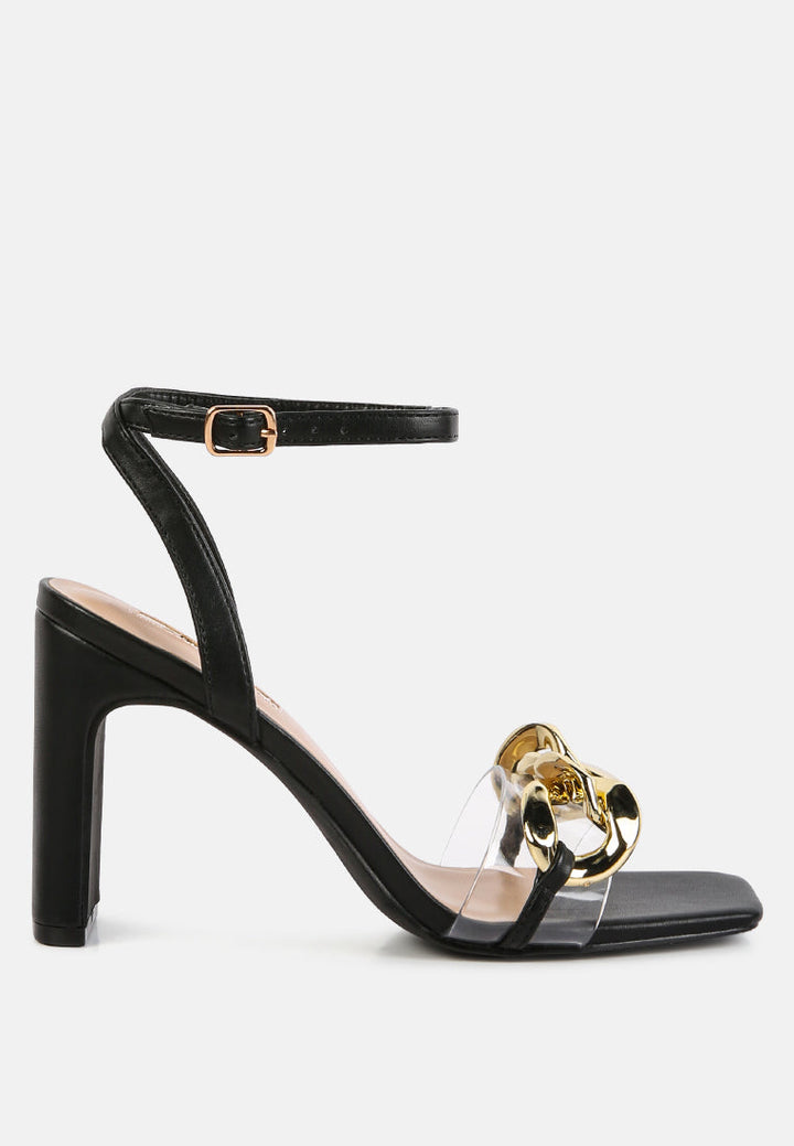 bottom kiss chain strap italian block heel sandals by ruw#color_black