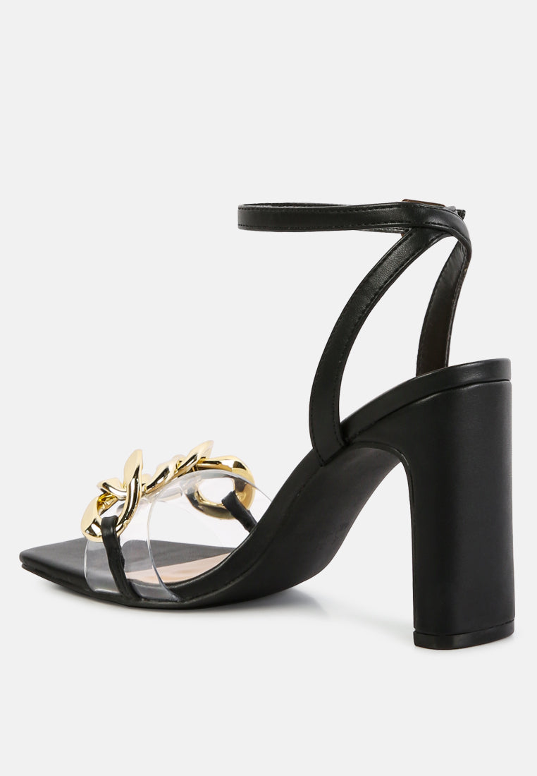 bottom kiss chain strap italian block heel sandals by ruw#color_black