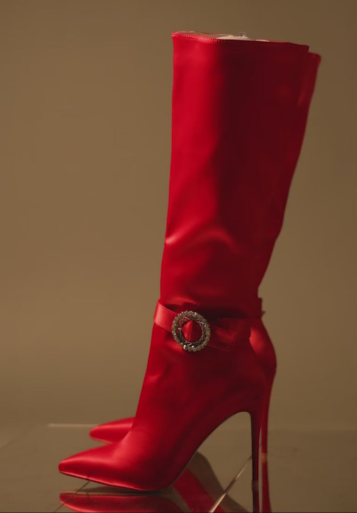 lovestruck high calf boots#color_red