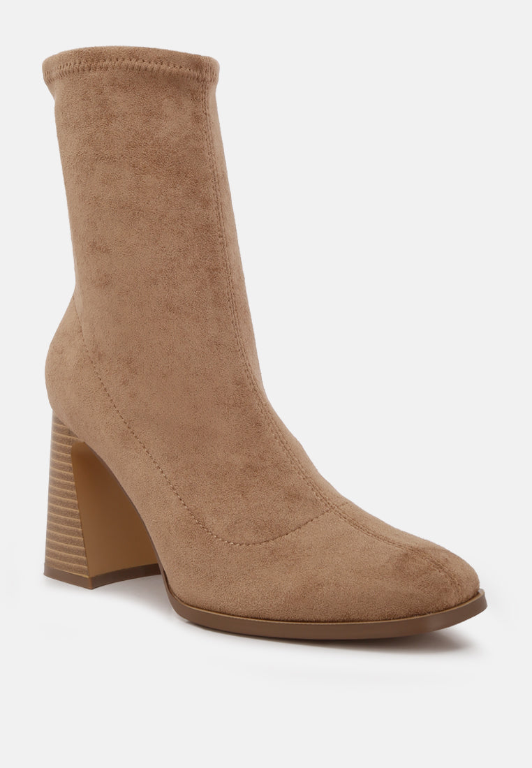 candid high ankle flared block heel boots by ruw#color_taupe