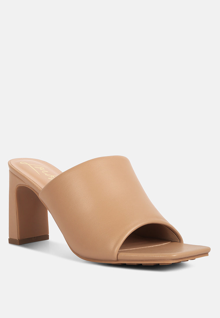 cannes slim block heel sandals by ruw#color_camel