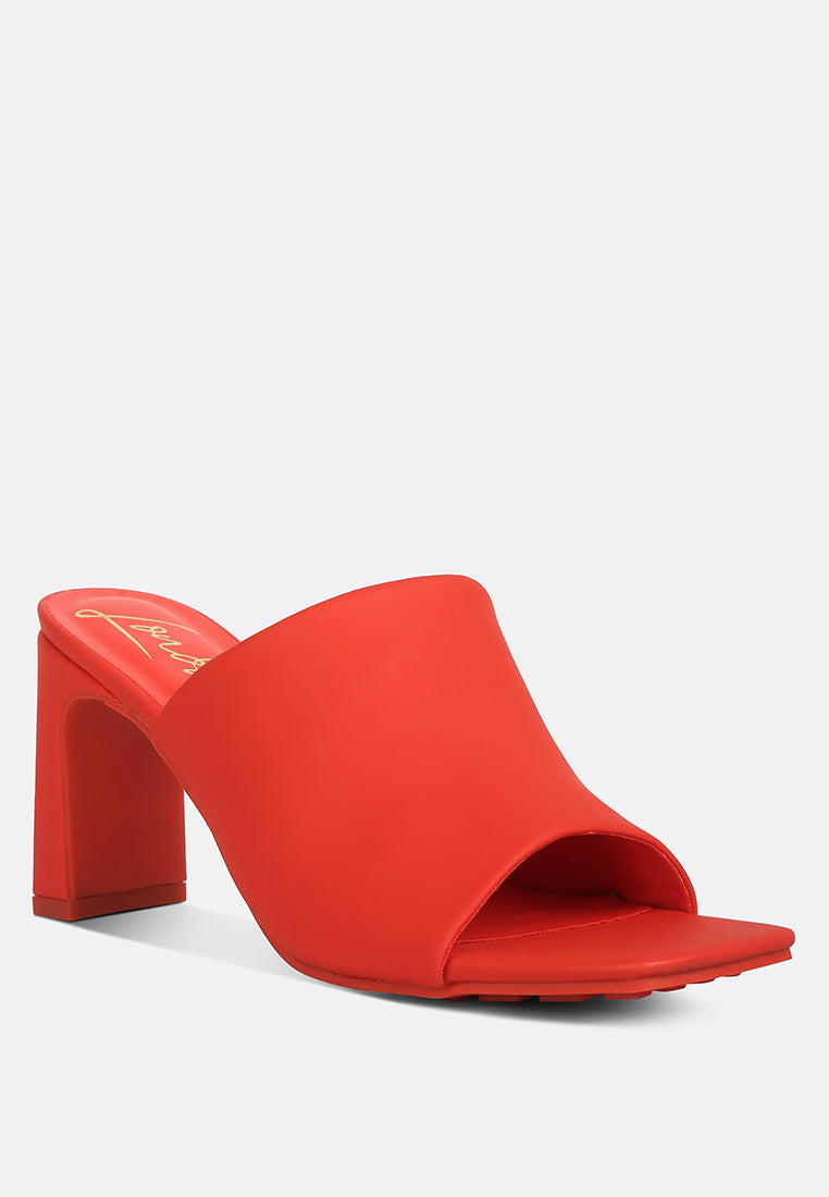 cannes slim block heel sandals by ruw#color_orange