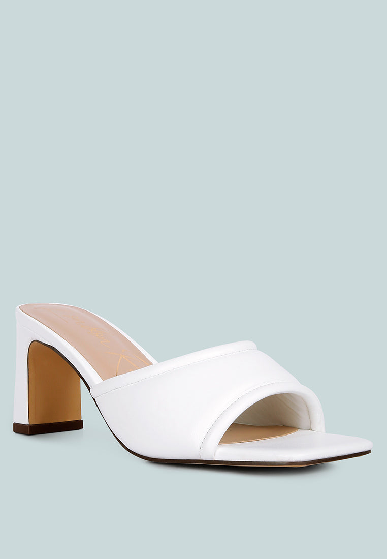 celine quilted italian block heel sandals by ruw#color_white