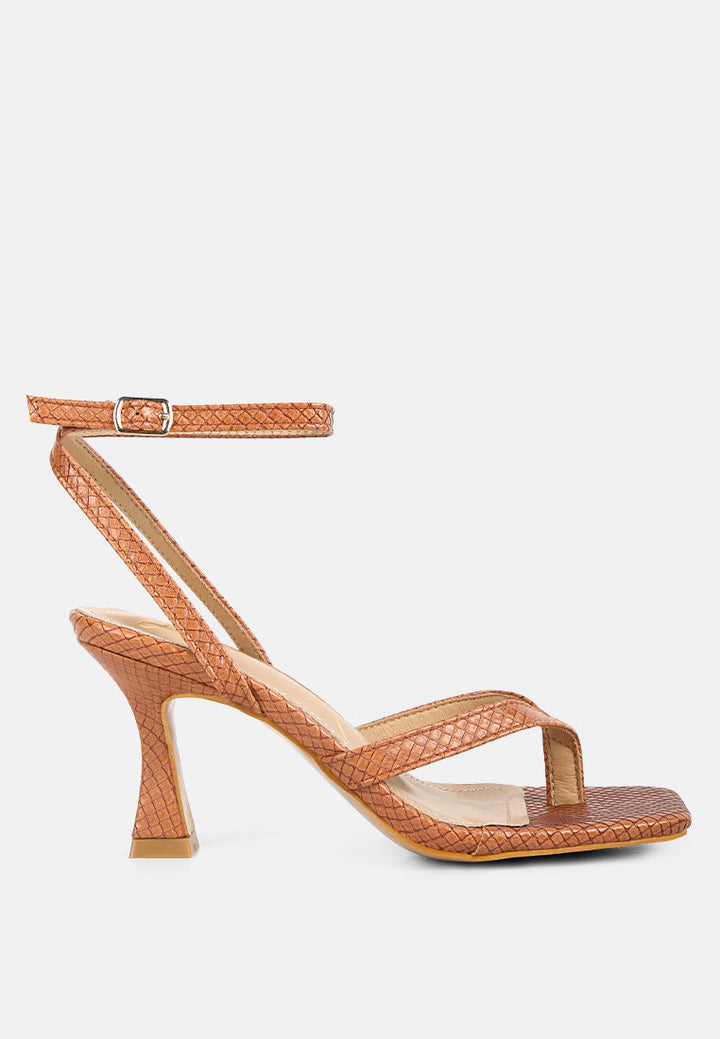celty ankle strap spool heel sandals by ruw#color_tan