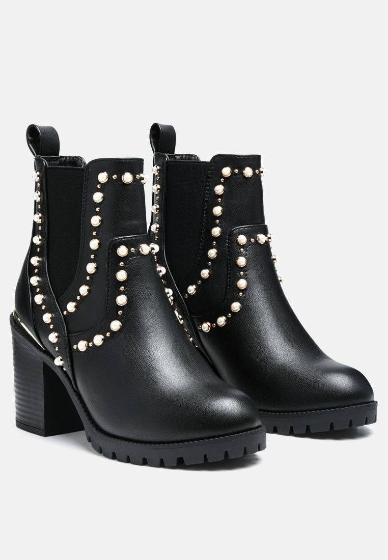 cherin pearl studded chelsea boots by ruw#color_black