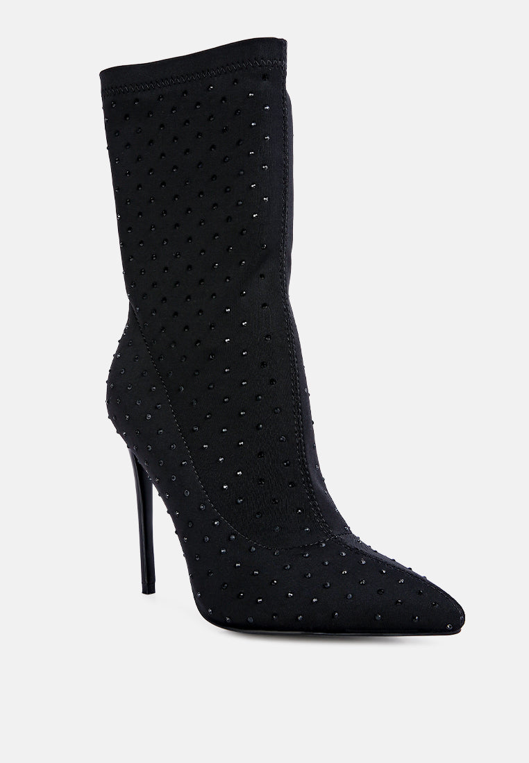 cheugy embellished ankle boots by ruw#color_black