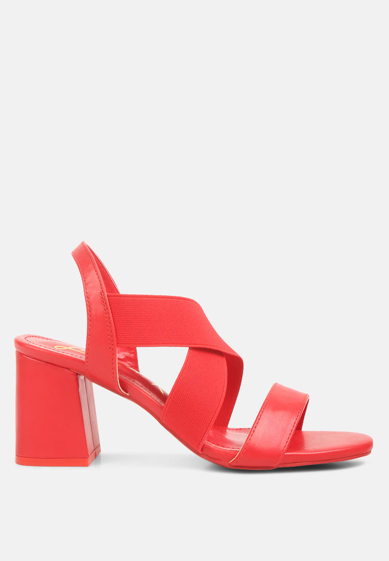 comfortable straps block heel sandals by ruw#color_red