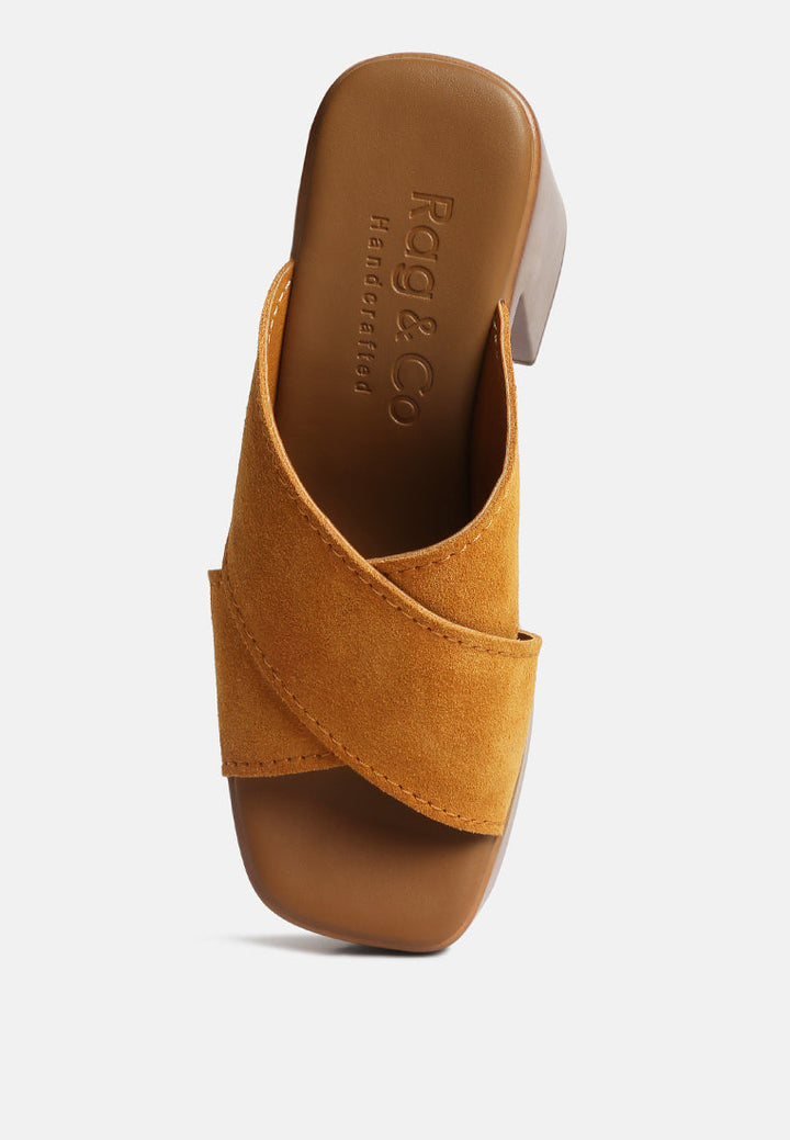 matrix criss cross strap block heel sandals by ruw#color_light-tan