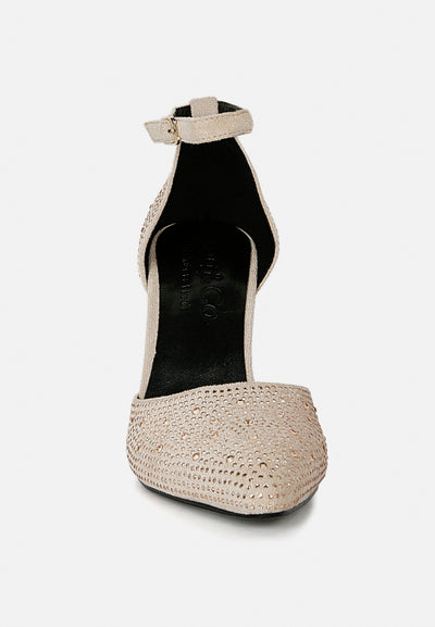 culver microfiber diamante block heeled sandal#Color_Beige