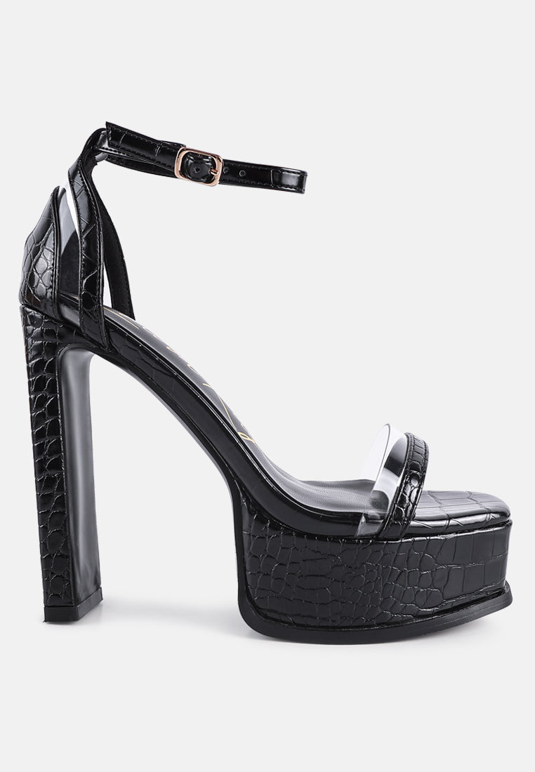 cutlass high heeled chunky sandals by ruw#color_black
