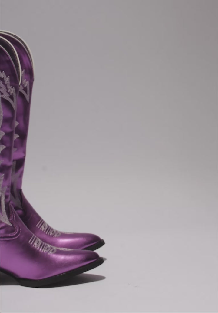 priscilla pointed toe western cowboy boot#color_purple
