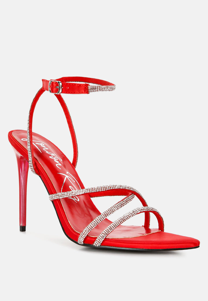 dare me rhinestone embellished stiletto sandals by ruw#color_red