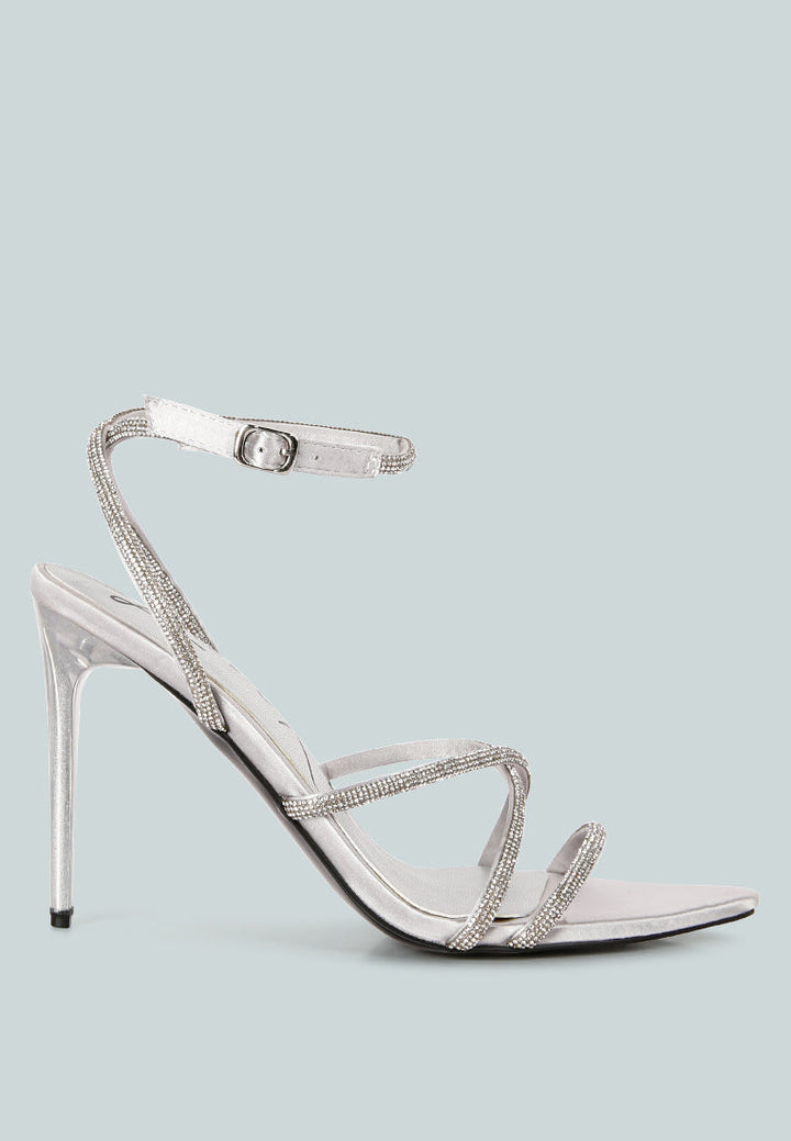 dare me rhinestone embellished stiletto sandals by ruw#color_silver