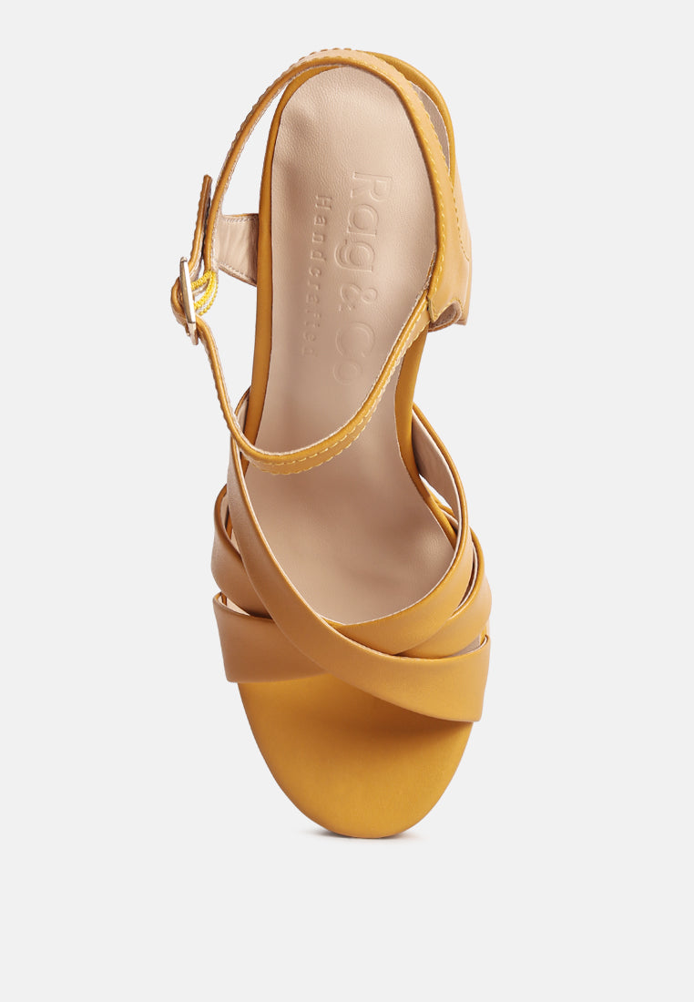 de vil crisscross straps slim block heel sandals#color_light-tan