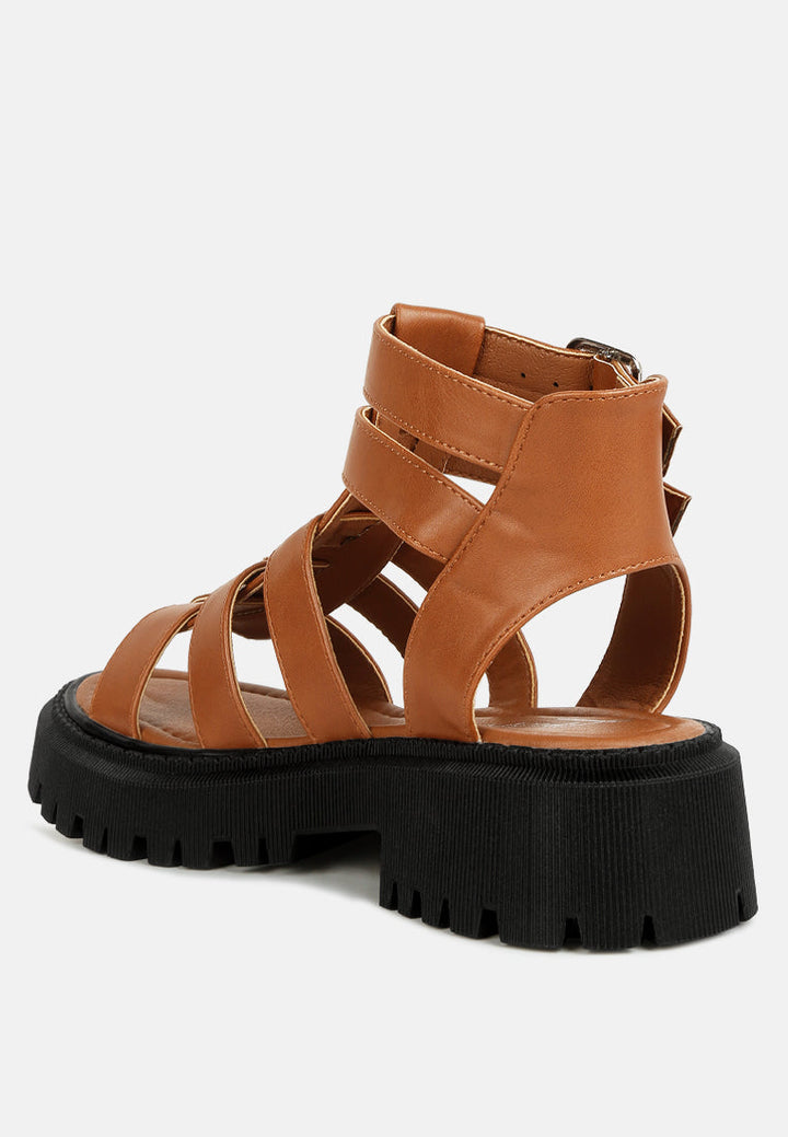 dewey chunky gladiator sandals by ruw#color_tan
