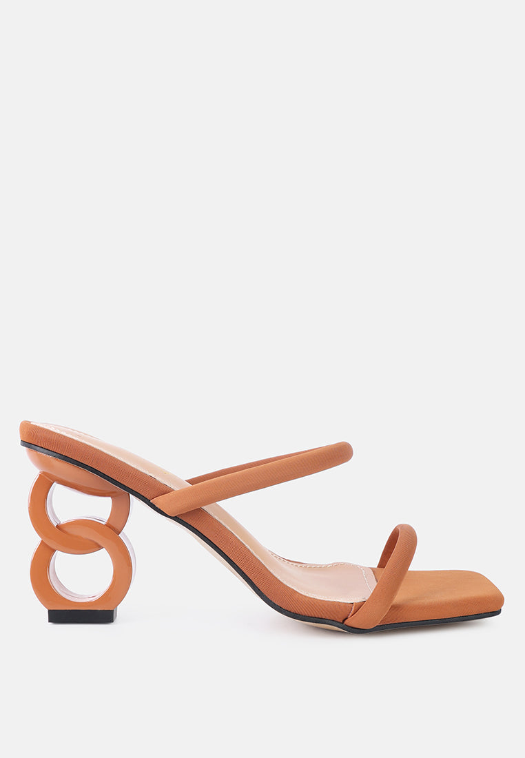 downtown double strap fantasy heel sandals by ruw#color_mocca