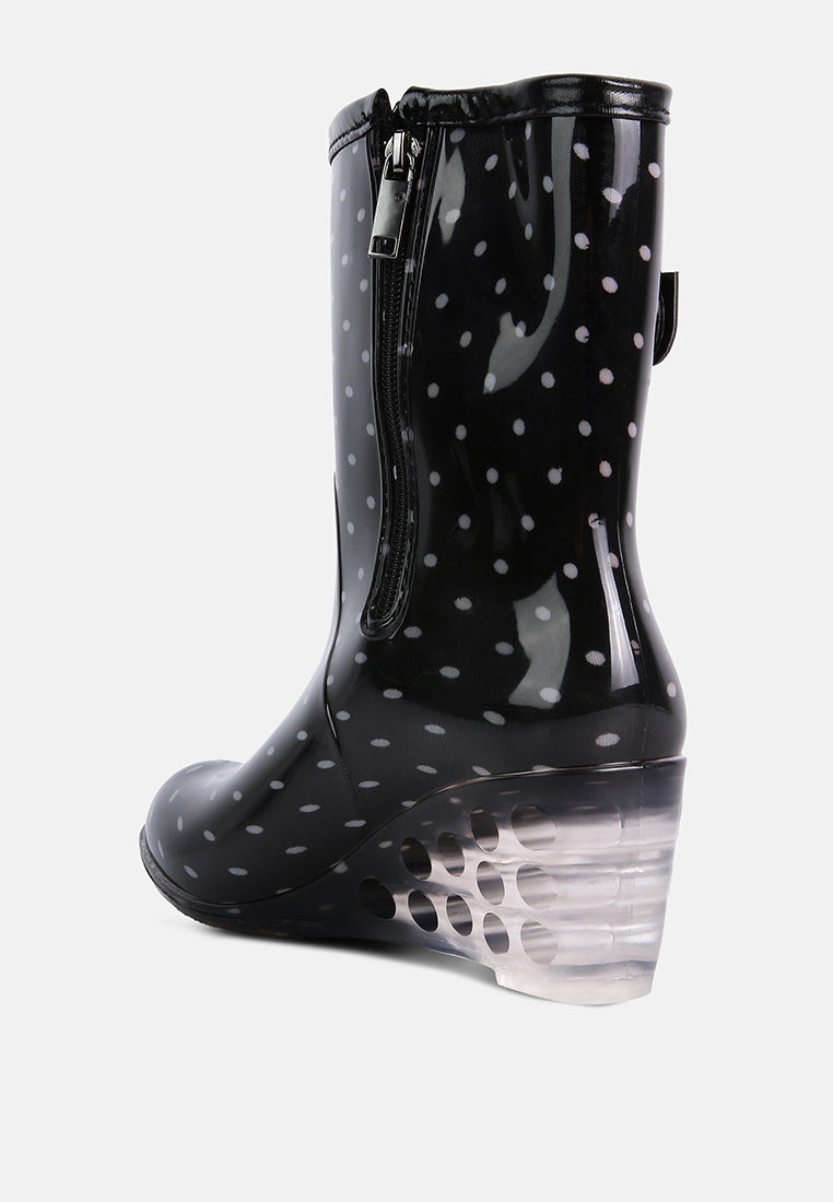 drench clear wedge rainboots by ruw#color_black