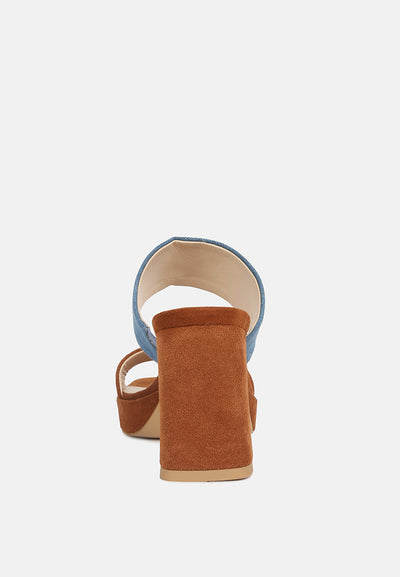 eddlia slip on platform sandals#color_tan-denim