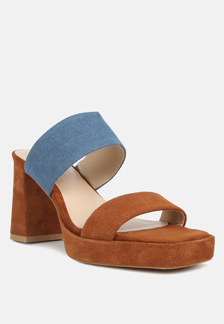 eddlia slip on platform sandals#color_tan-denim