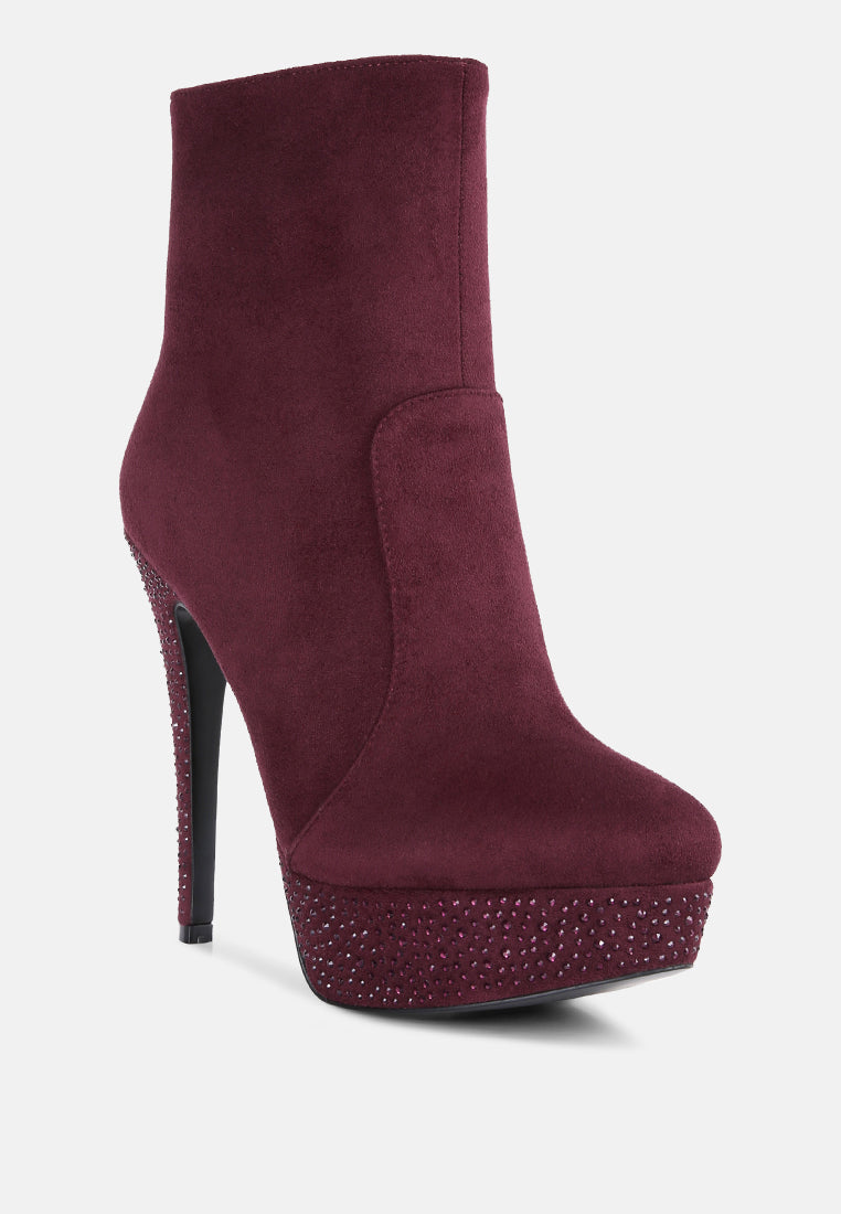 espiree microfiber high heeled ankle boots by ruw#color_burgundy
