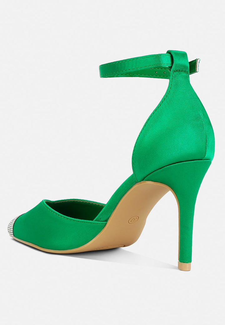 everalda toe cap embellished sandals by ruw#color_green
