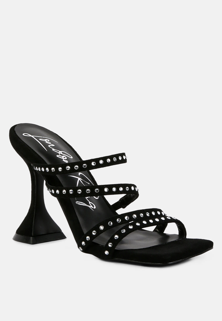 face me studded spool heel multi strap sandals by ruw#color_black