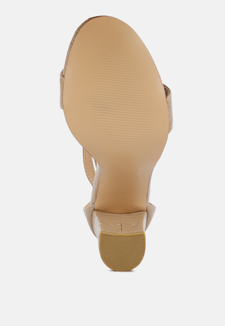 felicity zip up block heel sandals by ruw#color_nude