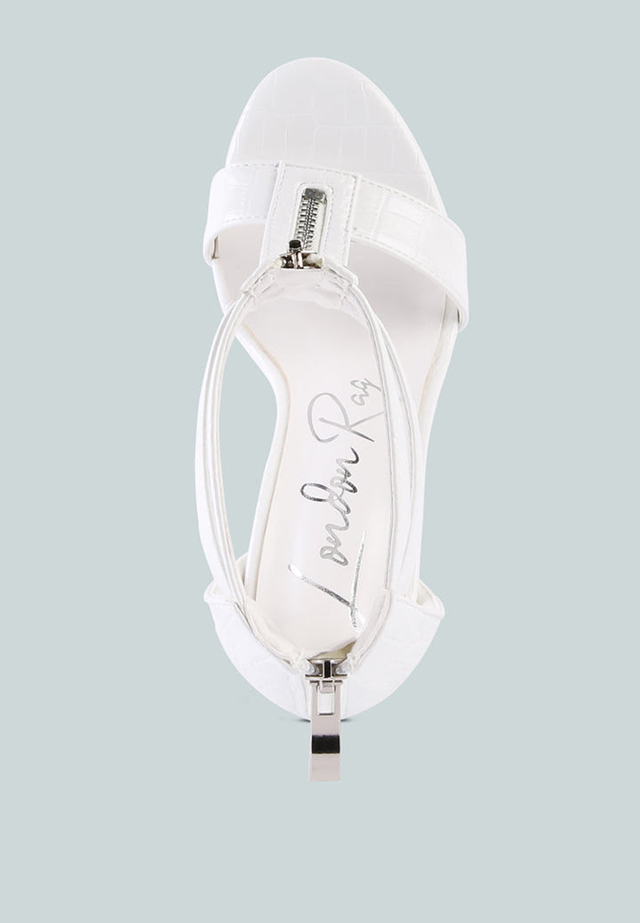 felicity zip up block heel sandals by ruw#color_white