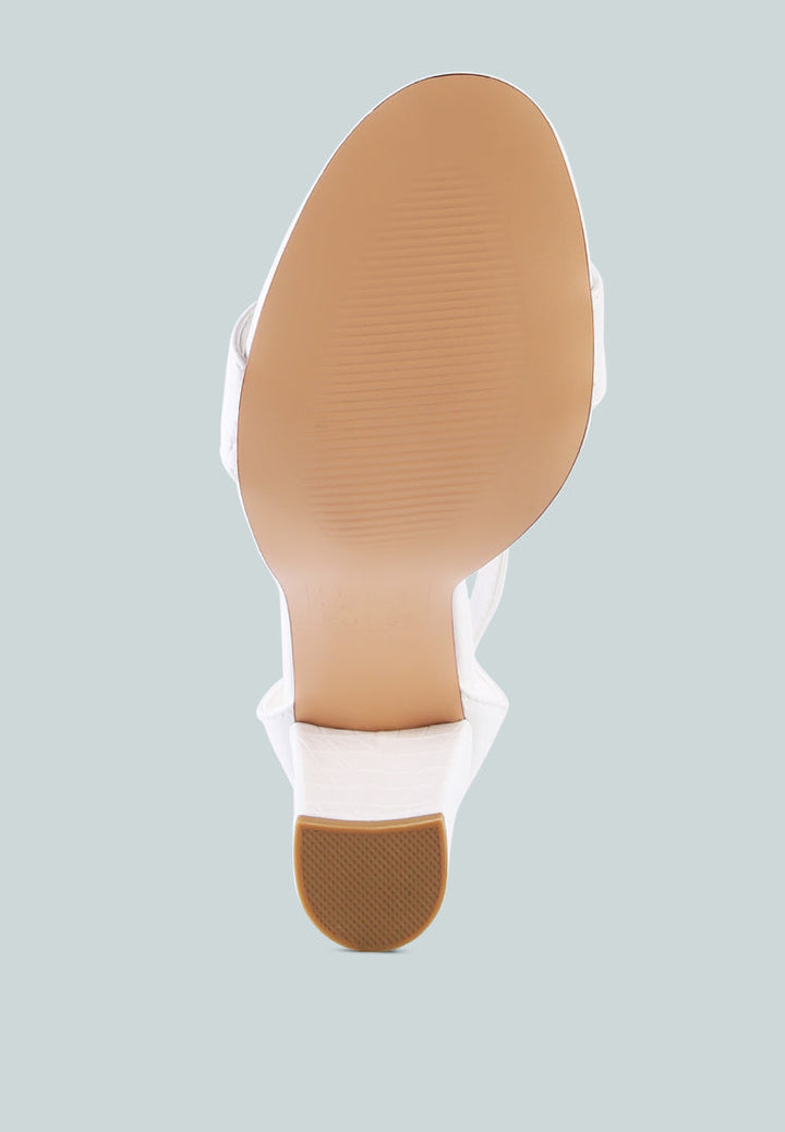 felicity zip up block heel sandals by ruw#color_white