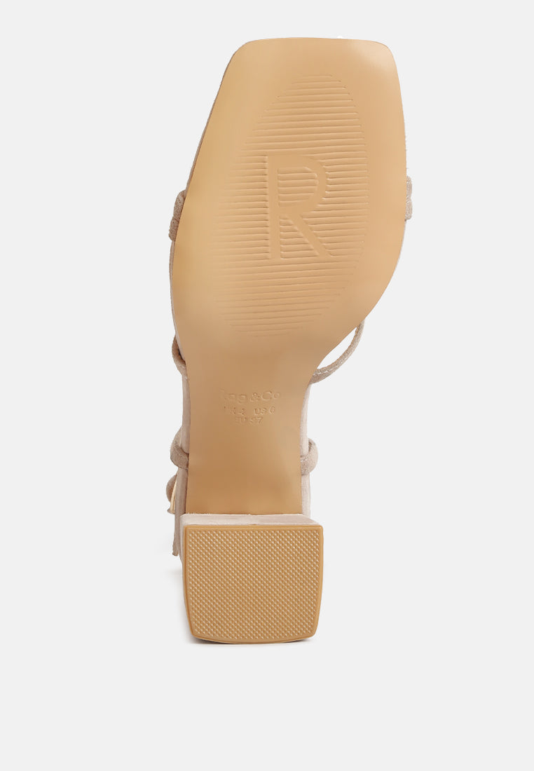 fiorella strappy block heel sandals by ruw#color_beige