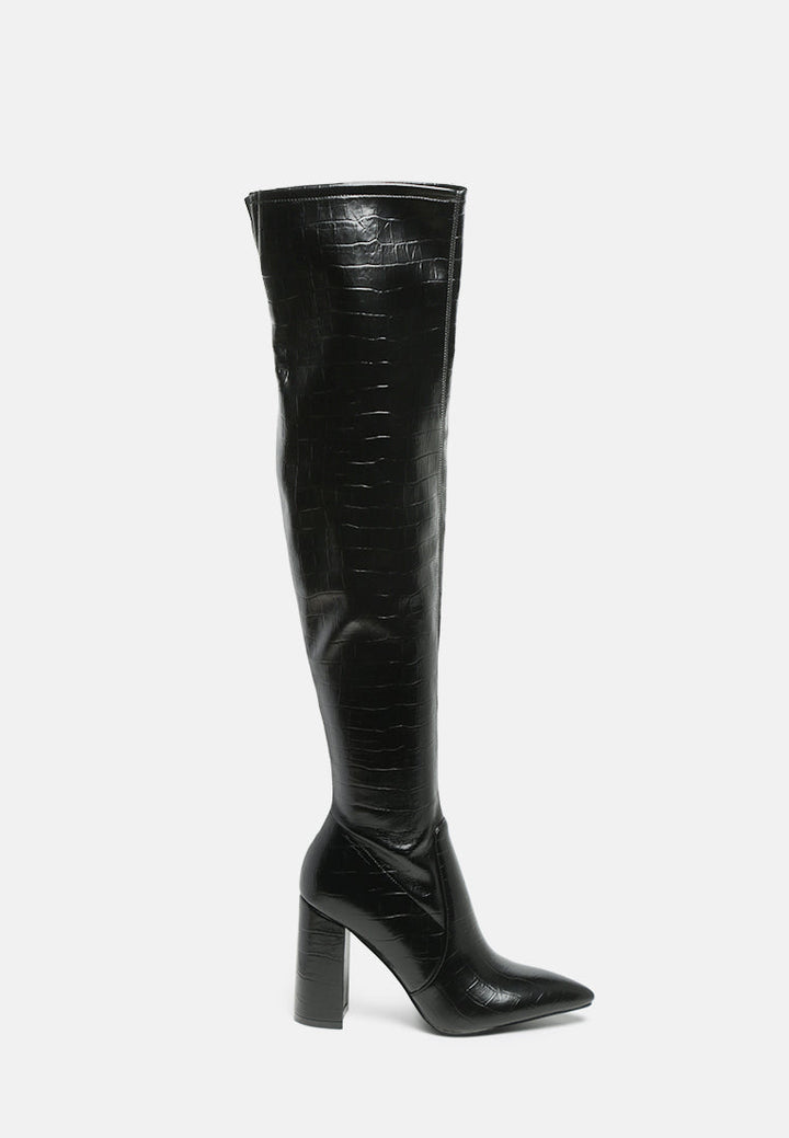 flittle over-the-knee boot by ruw#color_black
