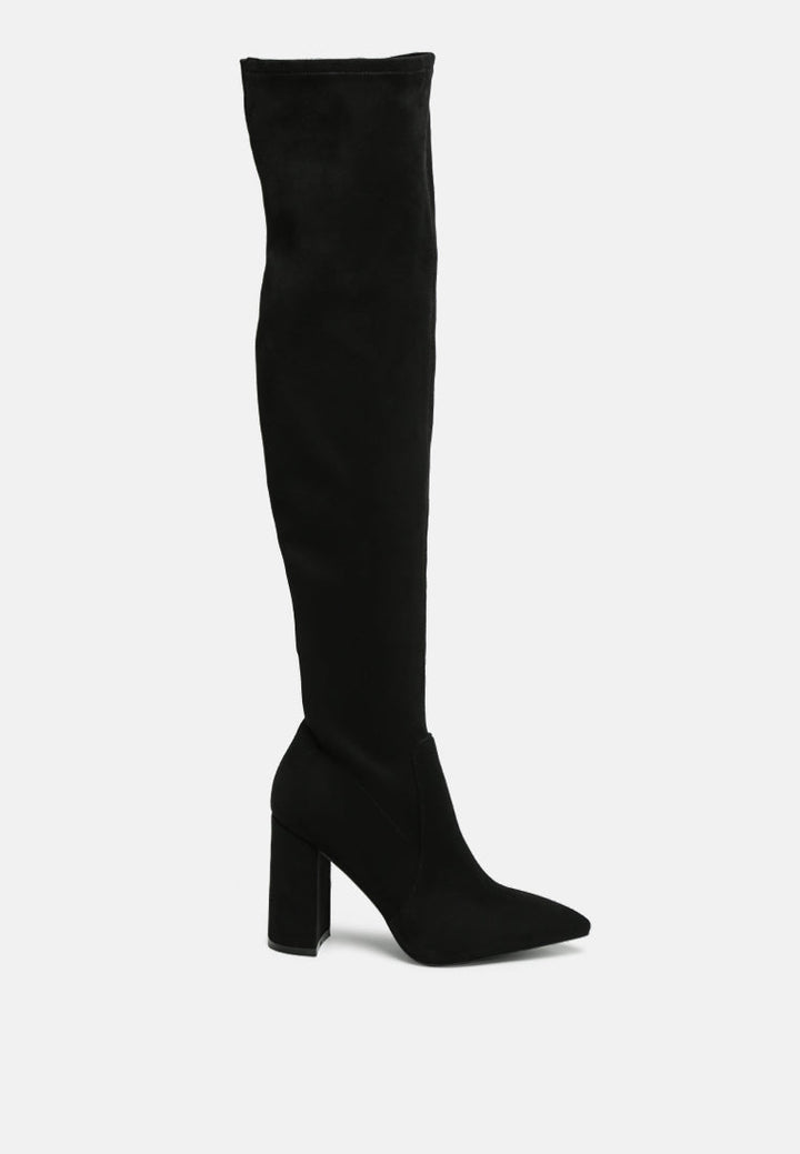 flittle over-the-knee boot by ruw#color_black-suede