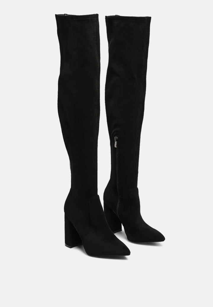 flittle over-the-knee boot by ruw#color_black-suede
