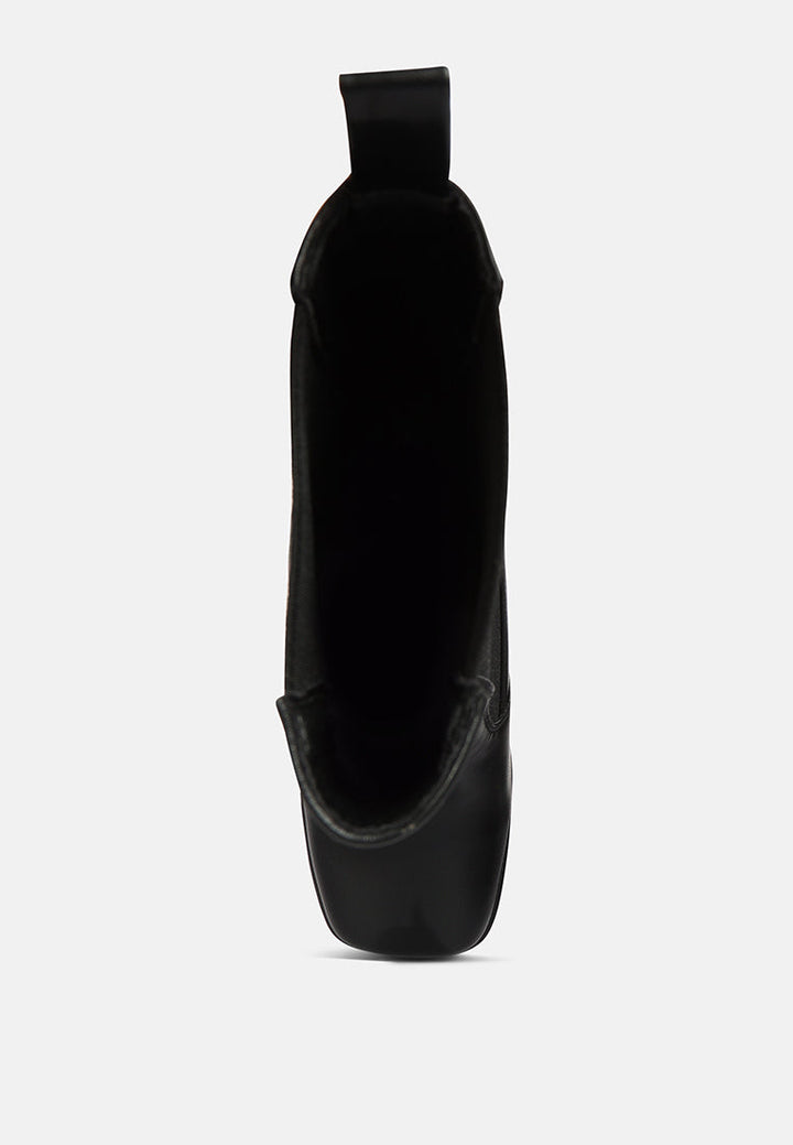 frosty high platform block heel chelsea boot by ruw#color_black