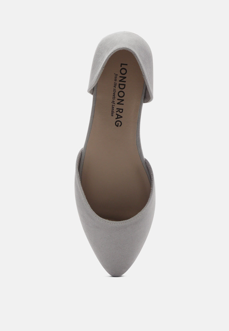 gergoina micro suede slip-on shoes by ruw#color_grey