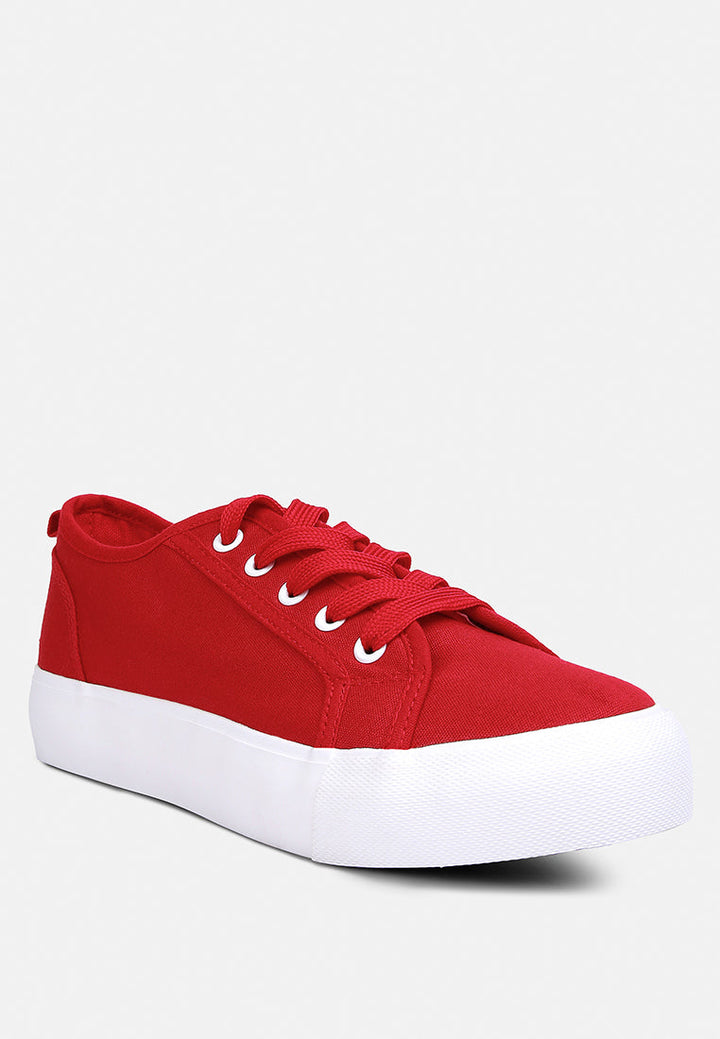 glam doll knitted sliver platform sneakers by ruw#color_red
